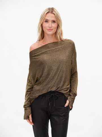 Sixfifty Lurex Anywhere Top