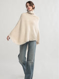 Tassel Knit Poncho