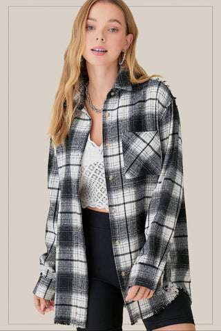 Long Flannel Shacket
