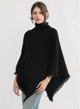 Tassel Knit Poncho