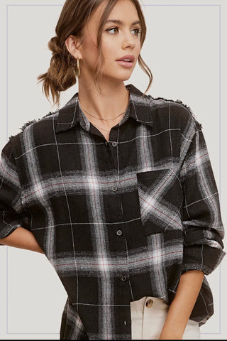 Long Flannel Shirt