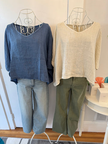Milio Milano Linen Top