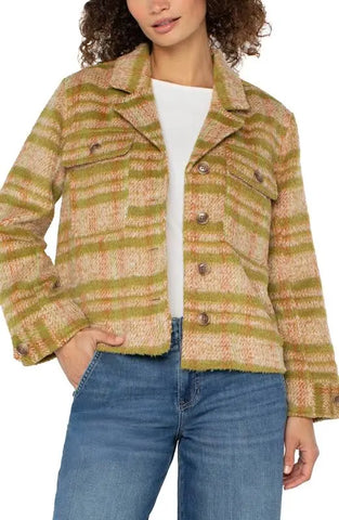 Liverpool Plaid Blanket Jacket