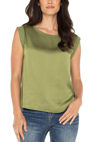 Liverpool Satin Side Top