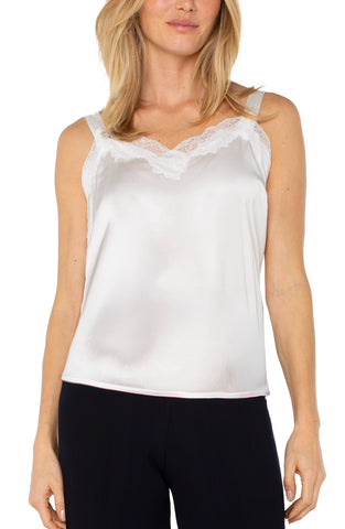 Liverpool Lace Trimmed Cami