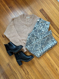 Milio Milano Herringbone Knit Sweater