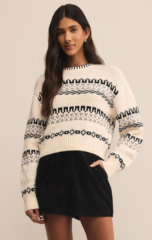 Z Supply Perci Fairisle Sweater
