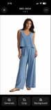 Z Supply Sloane V Neck Denim Tank